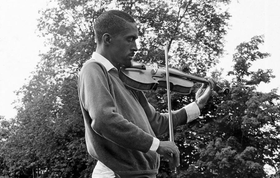 Julius Eastman with Violin