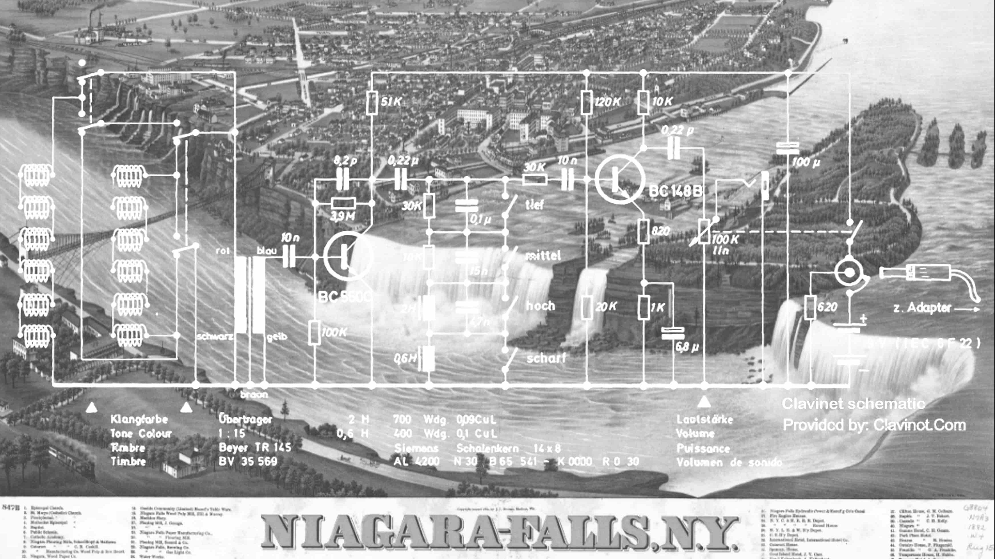 niagara falls with clavinet schematic